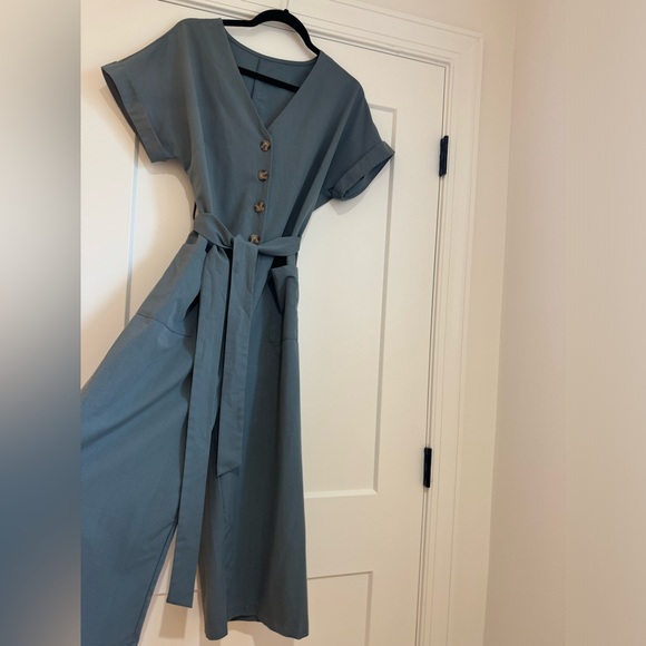 Wide Leg Romper - Picture 1 of 4